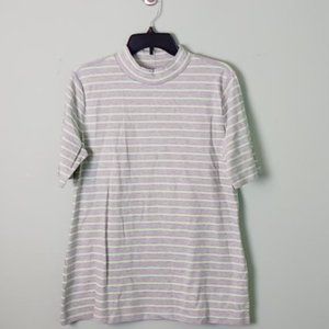 NWT QVC Isaac Mizrahi MOCK NECK KNIT TOP